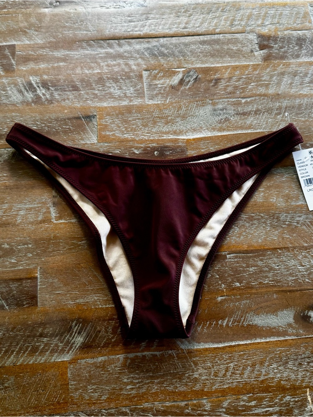 Women's pacsun Brown cheeky Bikini Bottom - Classic Cut
